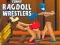 لعبة مصارعو رagdoll المضحكين على الانترنت