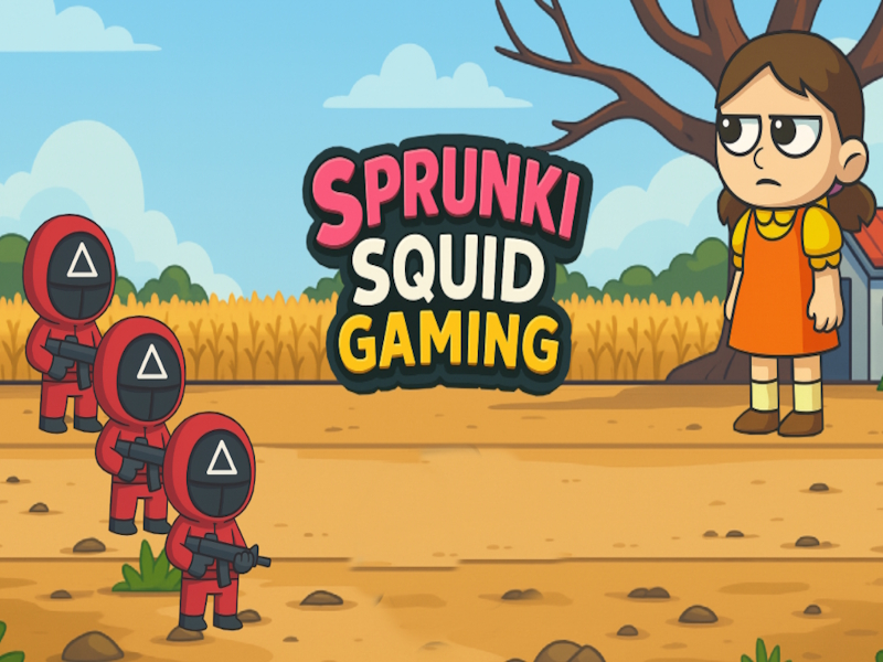لعبة Sprunki Squid Gaming على الانترنت