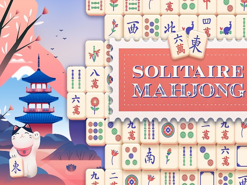 لعبة Solitaire Mahjong على الانترنت