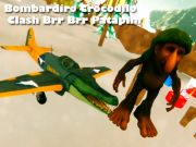 لعبة Bombardiro Crocodilo Clash Brr Brr Patapim على الانترنت