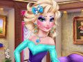 لعبة أزياء حفلة ملكة الثلج على الانترنت