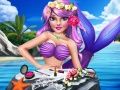 لعبة أسلوب مكياج الأميرة الحورية على الانترنت