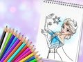 لعبة كتاب تلوين الأميرات المدهش على الانترنت