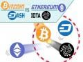 لعبة بيتكوين ضد إيثيريوم على الانترنت