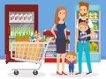 لعبة أحجية التسوق السعيدة على الانترنت