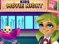 لعبة ليلة سينما للأطفال على الانترنت