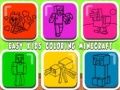 لعبة تلوين سهل للأطفال Minecraft على الانترنت