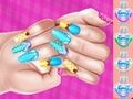 لعبة فن الأظافر DIY بموضوع الأميرة إلسا على الانترنت