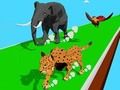 لعبة سباق تحول الحيوانات 3D على الانترنت