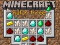 لعبة Minecraft ثلاث في صف على الانترنت