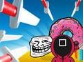 لعبة هجوم بالسكين على الانترنت