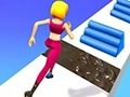 لعبة فتاة تجري جمال 3D على الانترنت
