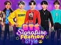 لعبة أسلوب الموضة بتوقيع BTS على الانترنت