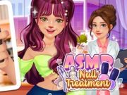لعبة علاج الأظافر ASMR على الانترنت