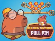 لعبة أنقذ صغار الكابيبارا Pull Pin على الانترنت