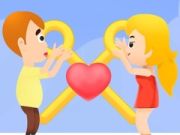 لعبة قصة حب لغز الدبوس على الانترنت