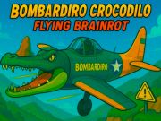 لعبة Bombardiro Crocodilo Flying Beanrot على الانترنت
