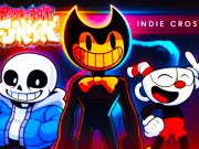 لعبة FNF vs Indie Cross على الانترنت