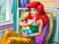 لعبة أميرة حورية البحر: ولادة الأم على الانترنت