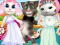 لعبة مسابقة عروس القطط البيضاء على الانترنت