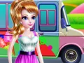 لعبة غسيل سيارات شاحنة الآيس كريم للبنات على الانترنت
