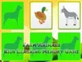 لعبة حيوانات المزرعة: تعلم الذاكرة للأطفال على الانترنت لعبة حيوانات المزرعة: تعلم الذاكرة للأطفال على الانترنت