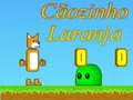 لعبة كلب برتقالي صغير على الانترنت