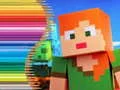 لعبة كتاب تلوين لماين كرافت على الانترنت