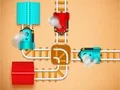 لعبة ألغاز متاهة السكك الحديدية على الانترنت