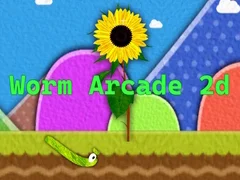 لعبة دودة الآركيد 2D على الانترنت