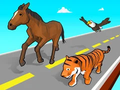 لعبة سباق تحويل الحيوانات على الانترنت