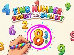 لعبة Find Number Biggest and Smallest على الانترنت