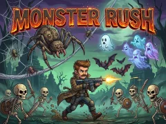 لعبة Monster Man Rush على الانترنت