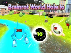 لعبة Brainrot World Hole io على الانترنت