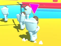 لعبة ﺽﺎﺣﺮﻤﻟﺍ Skibidi ﻁﻮﻘﺳ على الانترنت