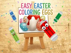 لعبة Easy Easter Coloring Eggs على الانترنت
