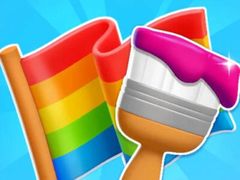 لعبة رسامو الأعلام على الانترنت