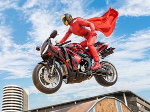 لعبة Super Hero Stunt 3D ﺔﻴﻘﻴﻘﺣ ﺔﻳﺭﺎﻧ ﺔﺟﺍﺭﺩ على الانترنت