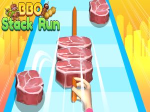 لعبة BBQ Stack Run على الانترنت