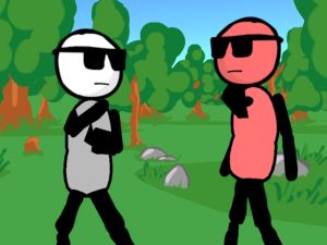 لعبة ﺎًﻟﺎﺘﻗ ﻞﻗﺃ- Stickman ﺱﺪﺴﻣ على الانترنت