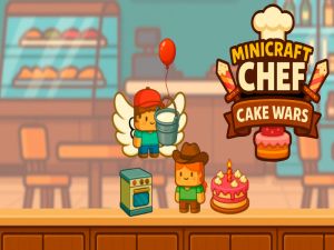 لعبة Minicraft Chef Cake Wars على الانترنت
