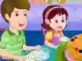 لعبة خبز كعكة التفاح على الانترنت