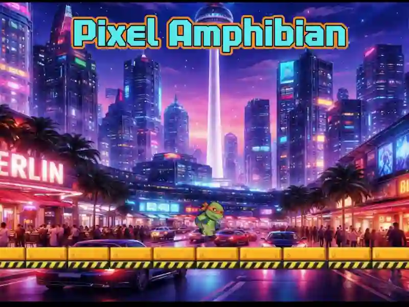 لعبة Pixel Amphibian على الانترنت