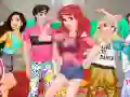 لعبة حفلة المنزل أنيقة للأميرات على الانترنت