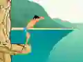لعبة الغوص من الجرف على الانترنت