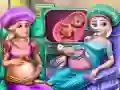لعبة الفحص الطبي للحمل للأفضل أصدقاء الملكيين على الانترنت