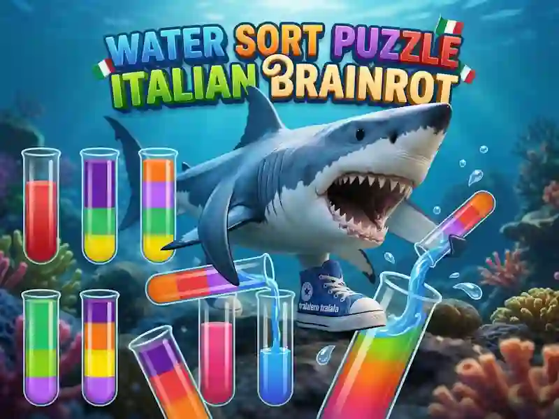 لعبة Water Sort Puzzle Italian Brainrot على الانترنت