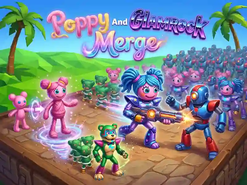لعبة Poppy And Glamrock Merge على الانترنت
