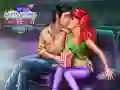 لعبة غزل في سينما حورية البحر على الانترنت