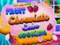 لعبة طبخ كعكة الشوكولاتة بالفواكه على الانترنت